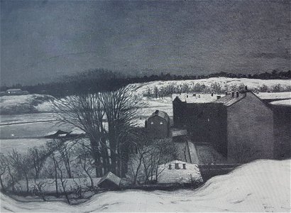 Vinter i Roslagstull x Karl Nordström