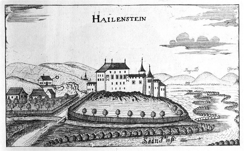 Vischer - Topographia Ducatus Stiria - 166 Heilenstein bei Franz - Polzela