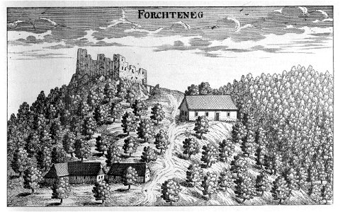 Vischer - Topographia Ducatus Stiria - 074 Forchtenegg bei Schönstein - Forhtenek