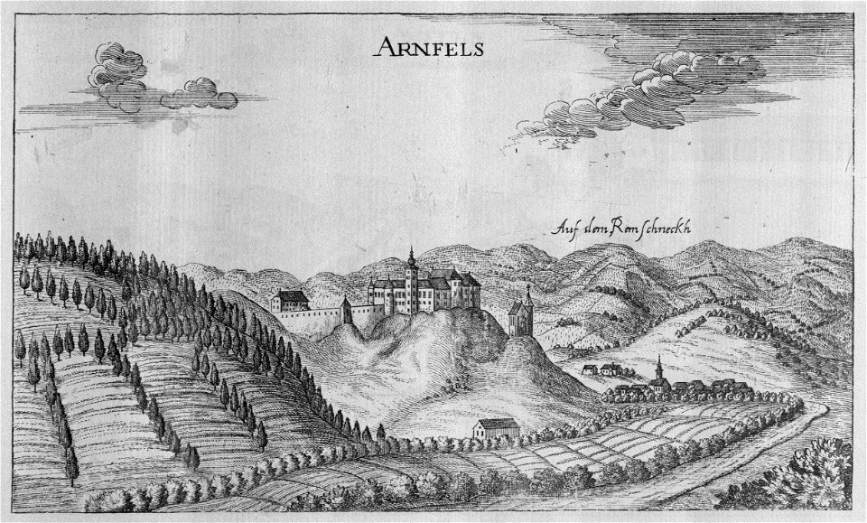 Vischer - Topographia Ducatus Stiria - 016 Arnfels