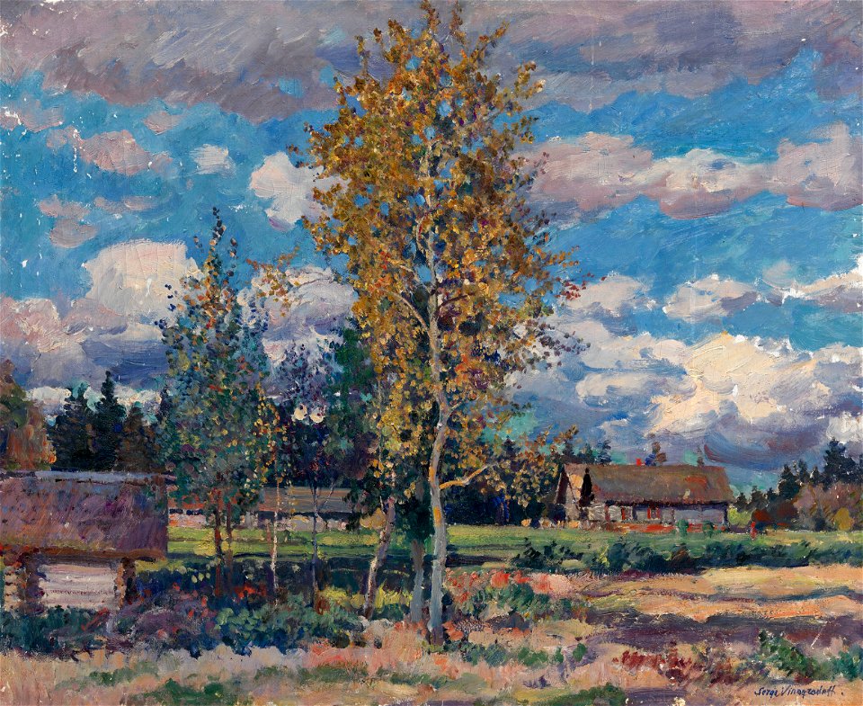 Sergey Vinogradov - Birch Trees. Sunny Day