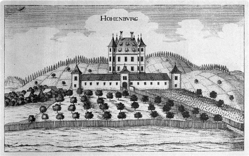 Vischer - Topographia Ducatus Stiria - 178 Hohenburg bei Ligist