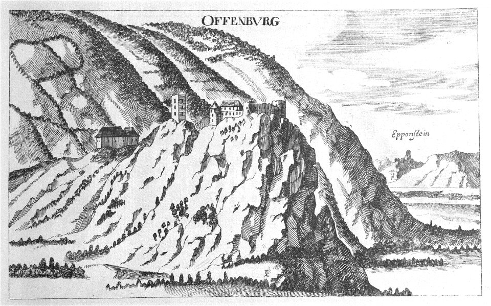 Vischer - Topographia Ducatus Stiriae - 286 Offenburg bei Judenburg