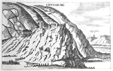 Vischer - Topographia Ducatus Stiriae - 286 Offenburg bei Judenburg