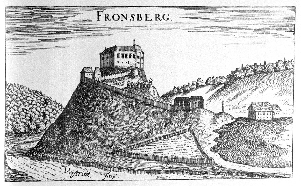 Vischer - Topographia Ducatus Stiria - 093 Frondsberg bei Birkfeld