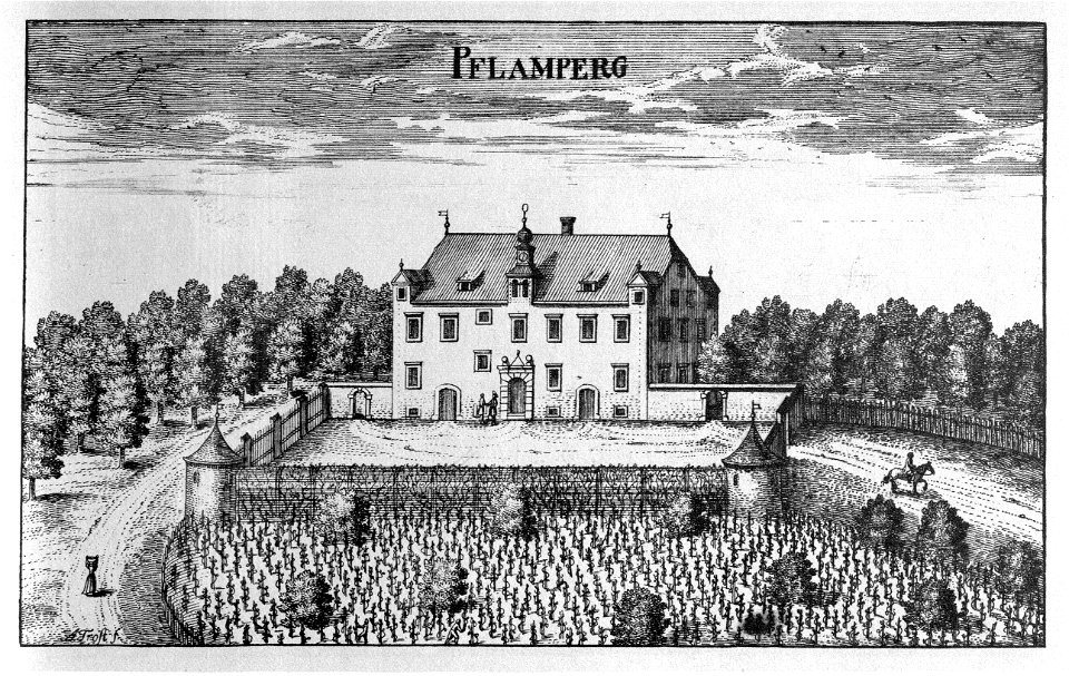 Vischer - Topographia Ducatus Stiria - 072 Flamhof bei Leibnitz
