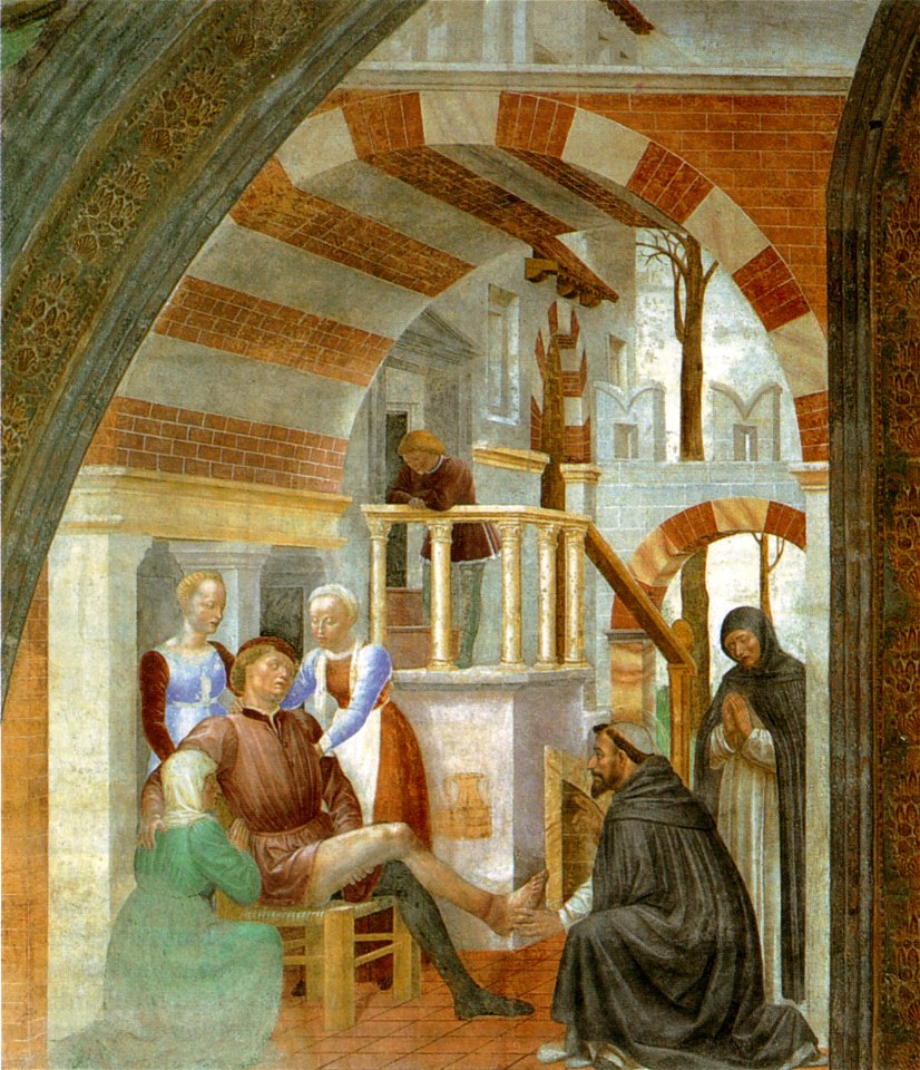 Vincenzo foppa, cappella poritnari, miracolo di narni