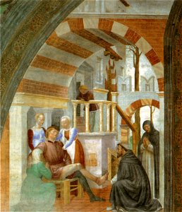 Vincenzo foppa, cappella poritnari, miracolo di narni