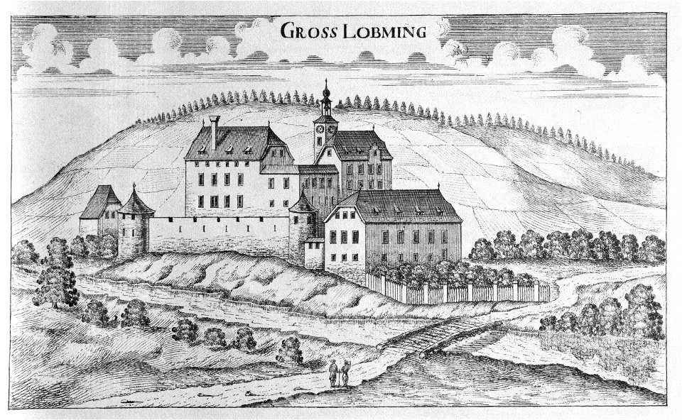 Vischer - Topographia Ducatus Stiria - 138 Großlobming bei Knittelfeld