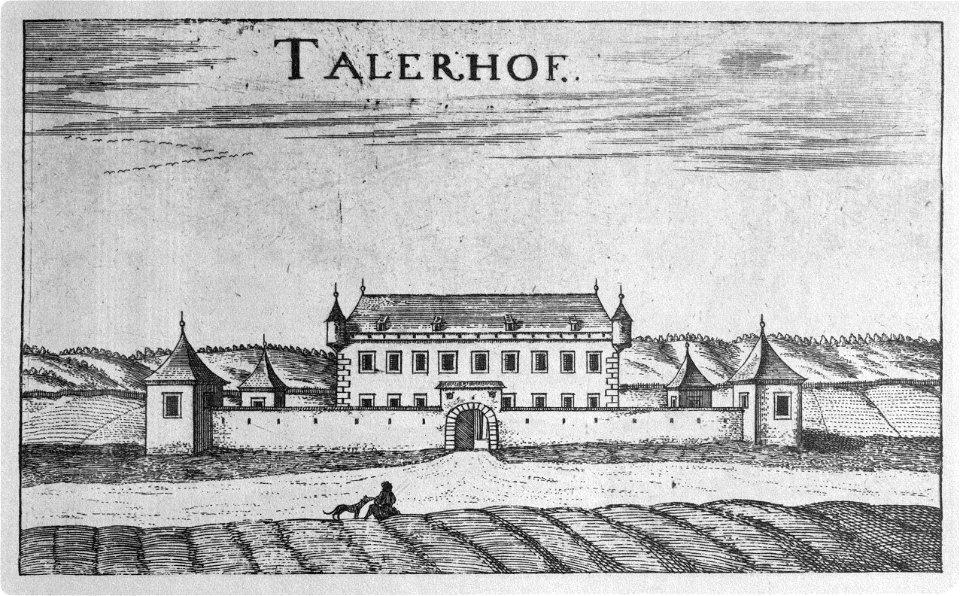 Vischer - Topographia Ducatus Stiriae - 430 Thalerhof bei Graz
