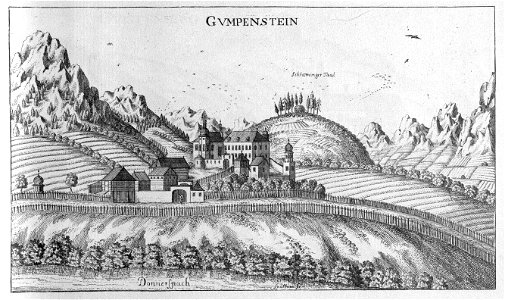 Vischer - Topographia Ducatus Stiria - 149 Gumpenstein bei Irdning