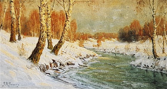 Vinterlandskap x Peter Adolf Persson