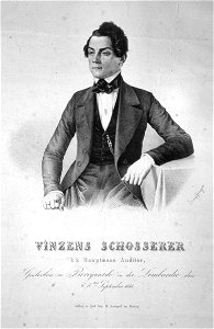 Vinzenz Schlosserer Litho