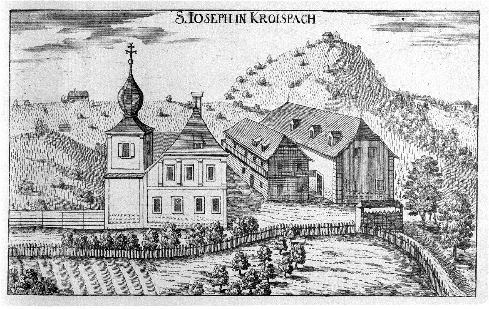 Vischer - Topographia Ducatus Stiria - 132 Graz St. Josef in Kroisbach