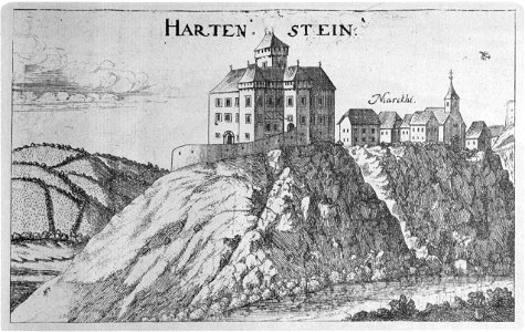Vischer - Topographia Ducatus Stiria - 162 Hartenstein bei Drachenburg - Hartenstajn