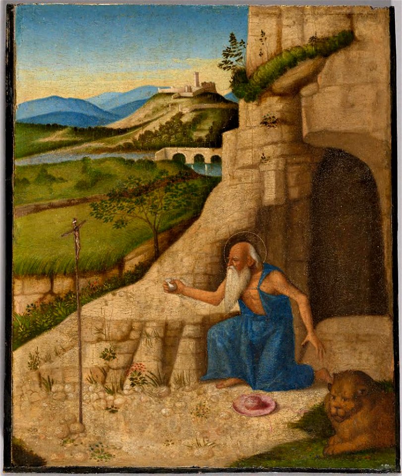 Vincenzo di Biagio Catena - Saint Jerome in a Landscape - 1943.107 - Fogg Museum