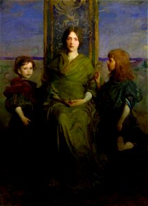 Virgin Enthroned 1891 Abbott Thayer