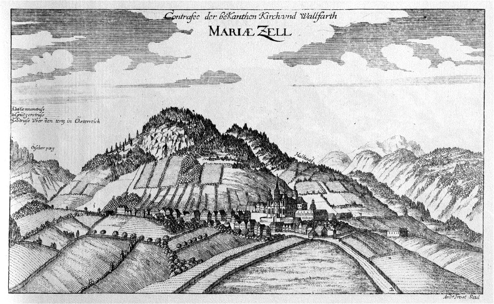 Vischer - Topographia Ducatus Stiria - 254 Mariazell