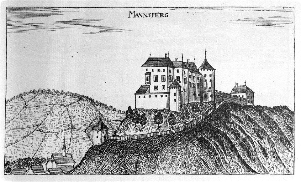 Vischer - Topographia Ducatus Stiria - 262 Monsberg bei Pettau - Majsperk