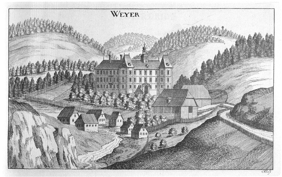 Vischer - Topographia Ducatus Stiriae - 474 Weyer bei Judenburg