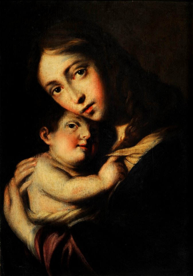 Virgen con el Niño - Anónimo