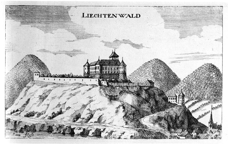 Vischer - Topographia Ducatus Stiria - 232 Lichtenwald - Sevnica