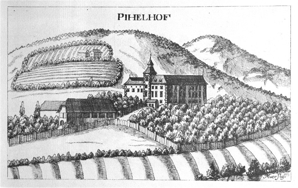 Vischer - Topographia Ducatus Stiriae - 302 Pichelhofen bei Judenburg