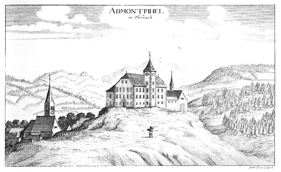 Vischer - Topographia Ducatus Stiria - 004 Admontbichl bei Obdach