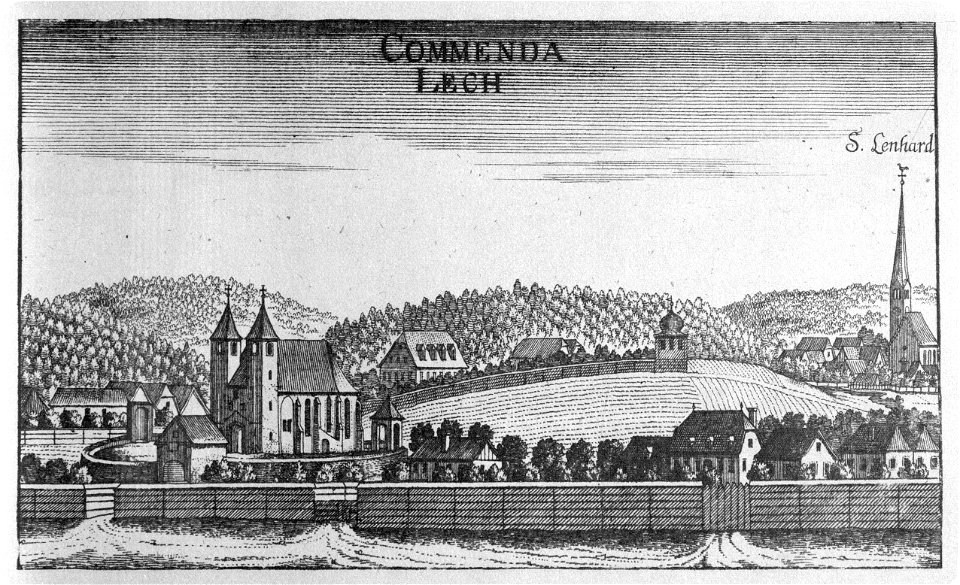 Vischer - Topographia Ducatus Stiria - 121 Graz Leech