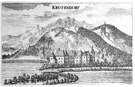 Vischer - Topographia Ducatus Stiriae - 282 Oberkrottendorf bei Kapfenberg