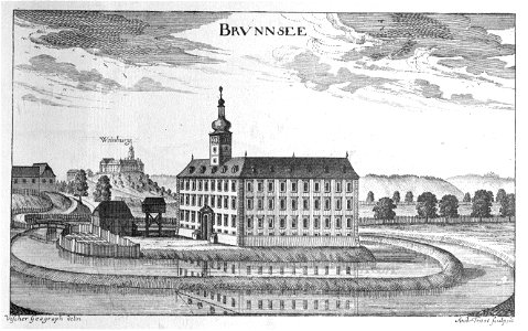 Vischer - Topographia Ducatus Stiria - 026 Brunnsee bei Murek