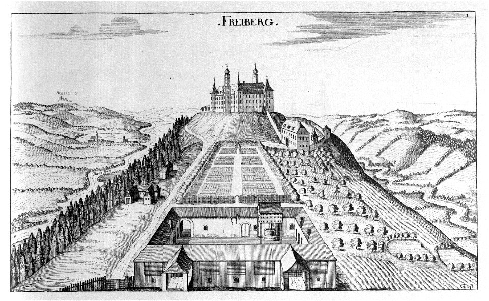 Vischer - Topographia Ducatus Stiria - 085 Freiberg bei Gleisdorf