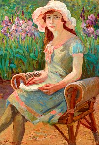 Virginia Tomescu Scrocco Carla im Garten