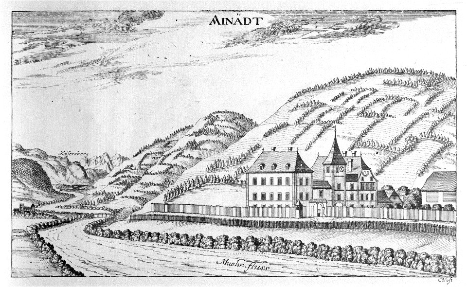 Vischer - Topographia Ducatus Stiria - 056 Einödhof bei Knittelfeld