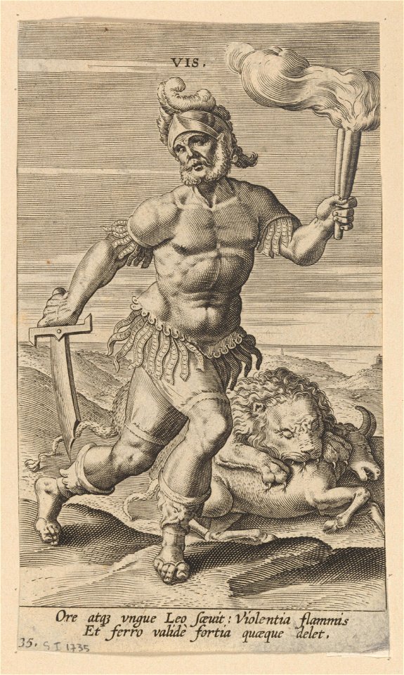 Vis print by Philip Galle, S.I 1735, Prints Department, Royal Library of Belgium