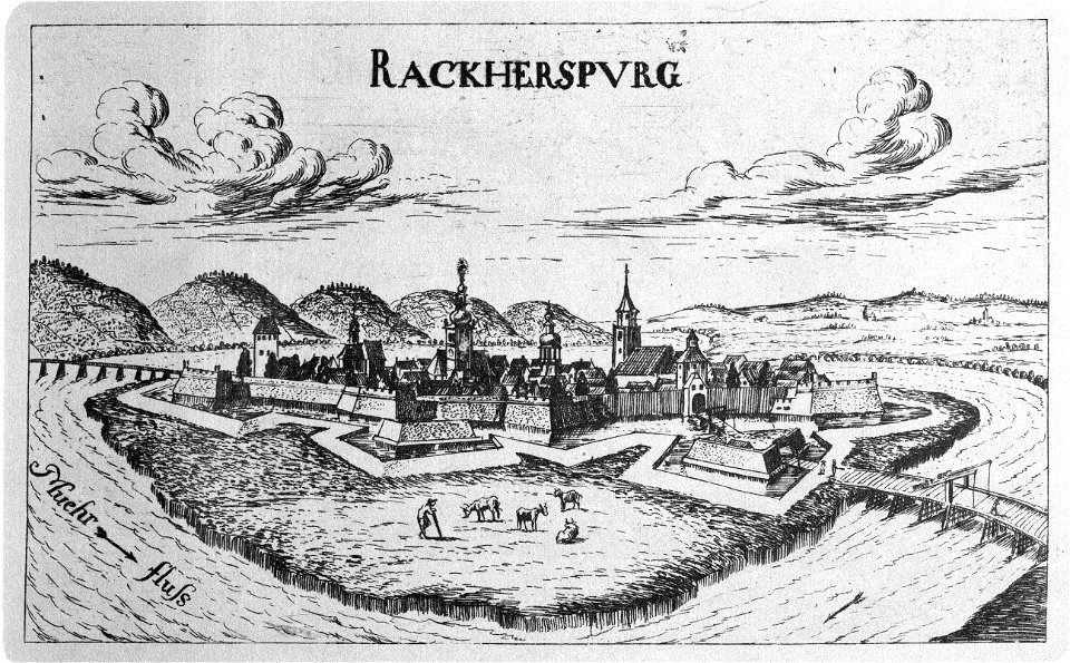 Vischer - Topographia Ducatus Stiriae - 326 Radkersburg