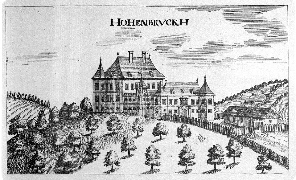 Vischer - Topographia Ducatus Stiria - 177 Hohenbrugg bei Fehring