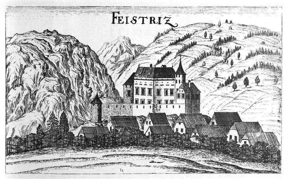 Vischer - Topographia Ducatus Stiria - 064 Feistritz im Katschtal