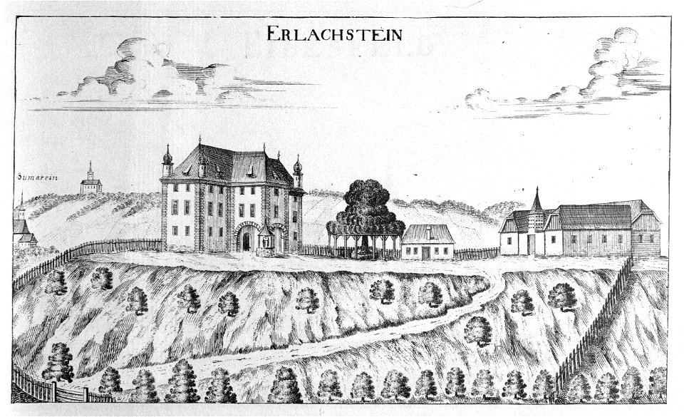 Vischer - Topographia Ducatus Stiria - 058 Erlachstein - Jelsingrad