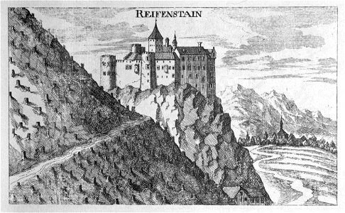 Vischer - Topographia Ducatus Stiriae - 334 Reifenstein bei Judenburg