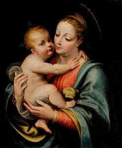 Virgen con el Niño, Anónimo - Museo de Bellas Artes de Córdoba
