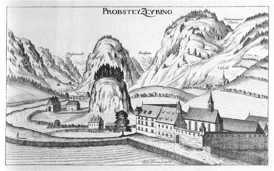 Vischer - Topographia Ducatus Stiriae - 493 Zeiring bei Oberzeiring
