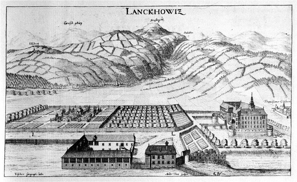 Vischer - Topographia Ducatus Stiria - 220 Lankowitz bei Voitsberg