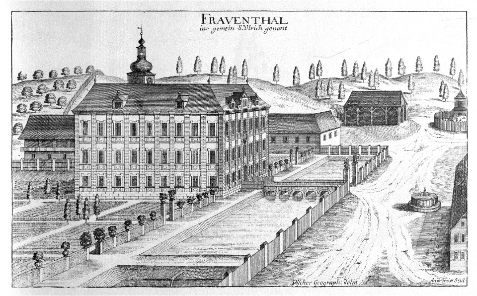 Vischer - Topographia Ducatus Stiria - 079 Frauenthal bei Deutschlandsberg