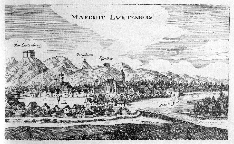 Vischer - Topographia Ducatus Stiria - 243 Luttenberg - Ljutomer