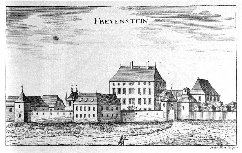 Vischer - Topographia Ducatus Stiria - 087 Freistein bei Windischfeistritz - Frajstajn