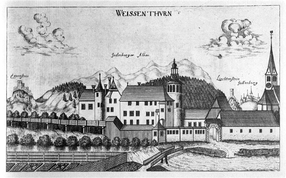 Vischer - Topographia Ducatus Stiriae - 466 Weißenthurn bei Judenburg