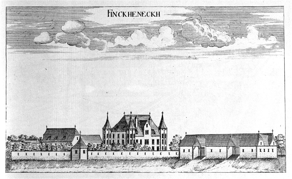 Vischer - Topographia Ducatus Stiria - 068 Finkenegg bei Wildon