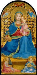 Virgen humildad-fra angelico. Free illustration for personal and commercial use.