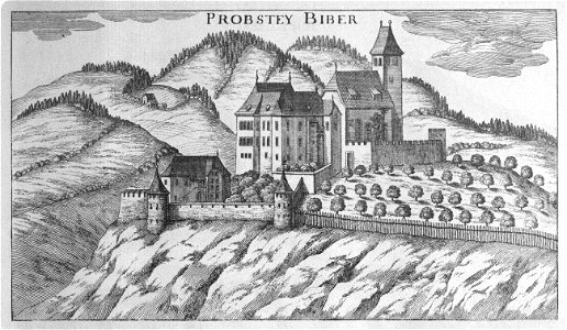 Vischer - Topographia Ducatus Stiriae - 301 Piber bei Köflach